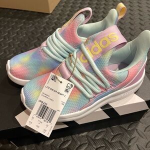 Adidas Kids Pastel Rainbow Sneakers -NEW SIZE 12 KIDS